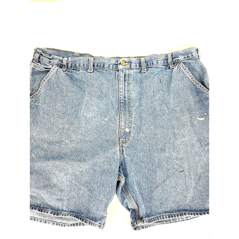 Carhartt Carpenter Jean Shorts Mens Size 50 Hammer Loop B28DPS 8” Inseam #6